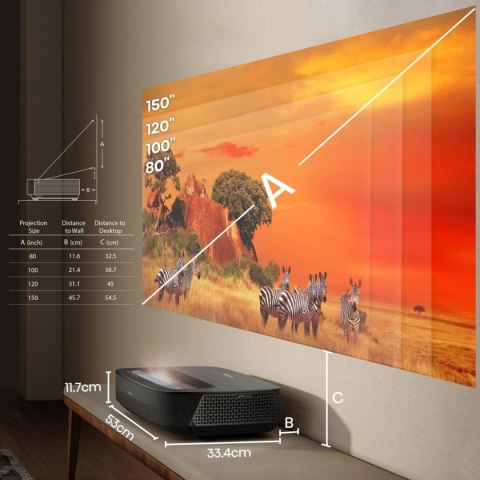 HISENSE LASER TV HISENSE PL2 80-150" 4K