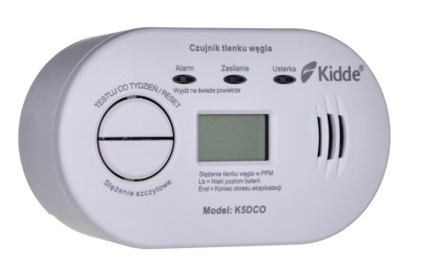 Kidde Czujnik tlenku węgla LCD K5DCO Kidde Kidde Czujnik tlenku węgla LCD K5DCO Kidde