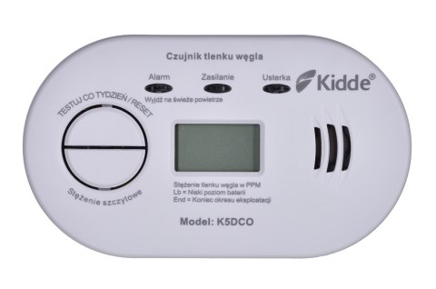 Kidde Czujnik tlenku węgla LCD K5DCO Kidde Kidde Czujnik tlenku węgla LCD K5DCO Kidde