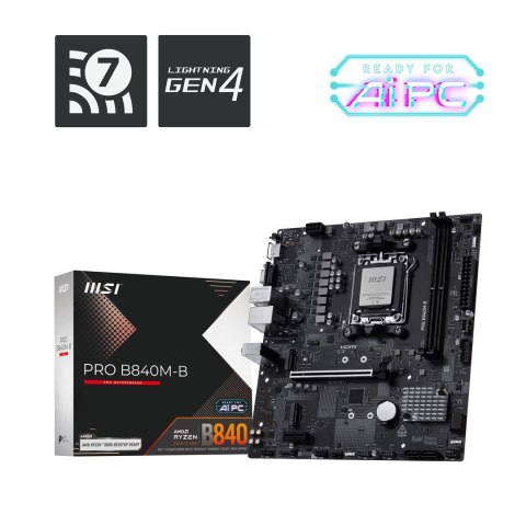 MSI Płyta główna MSI PRO B840M-B