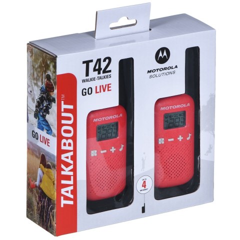 Motorola Radiotelefon wielofunkcyjny Motorola T42 RED 5031753007492 Motorola Radiotelefon wielofunkcyjny Motorola T42 RED 5031753007492