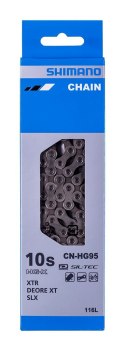SHIMANO Shimano Łańcuch 10rz 116 Ogniw CN-HG95 +Pin