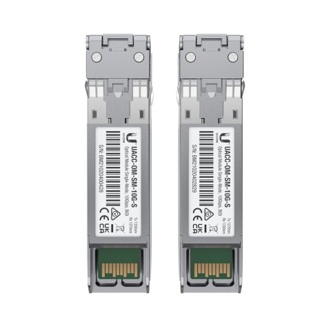 UBIQUITI Wkładka SFP+ Ubiquiti 10 Gbps Bidirectional Single-Mode Optical Module 2-pack UBIQUITI Wkładka SFP+ Ubiquiti 10 Gbps Bidirectional Single-Mode Optical Module 2-pack