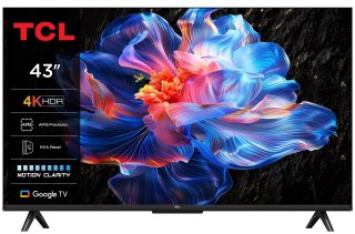 TCL Telewizor TCL 43P69K LED 43'' 4K Ultra HD Google TV Dolby AC4 DVB-T2 Czarny