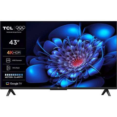 TCL Telewizor TCL 43P69K LED 43'' 4K Ultra HD Google TV Dolby AC4 DVB-T2 Czarny TCL Telewizor TCL 43P69K LED 43'' 4K Ultra HD Google TV Dolby AC4 DVB-T2 Czarny