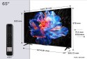 TCL Telewizor TCL 65P69K LED 65'' 4K Ultra HD Google TV Dolby Atmos DVB-T2 Czarny