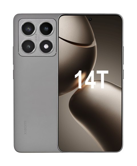 Xiaomi Smartfon Xiaomi 14T 5G Dual Sim 12/256GB Titan Grey (WYPRZEDAŻ)