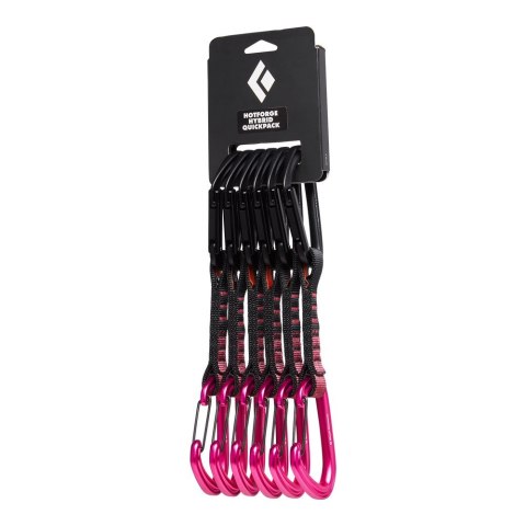 Black Diamond Zestaw ekspresów Black Diamond Hotforge Hybrid Quickpack 12cm - ultra pink