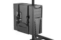 DIGITUS DIGITUS STOJAK - MOBILNA STACJA ROBOCZA 1XLCD MAX.32" MAX.8KG + KLAWIATURA + PC MAX.10KG, UCHYL.-OBROT. DA-90374 (WYPRZEDAŻ)