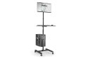 DIGITUS DIGITUS STOJAK - MOBILNA STACJA ROBOCZA 1XLCD MAX.32" MAX.8KG + KLAWIATURA + PC MAX.10KG, UCHYL.-OBROT. DA-90374 (WYPRZEDAŻ)