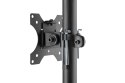 DIGITUS DIGITUS STOJAK - MOBILNA STACJA ROBOCZA 1XLCD MAX.32" MAX.8KG + KLAWIATURA + PC MAX.10KG, UCHYL.-OBROT. DA-90374 (WYPRZEDAŻ)