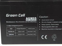 Green Cell GREEN CELL AKUMULATOR ŻELOWY AGM05 12V 7,2AH