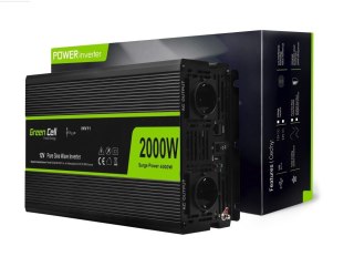 Green Cell GREEN CELL PRZETWORNICA INV11 12V-230V 2000W/4000W CZYSTA SINUSOIDA