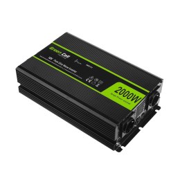 Green Cell GREEN CELL PRZETWORNICA INV11 12V-230V 2000W/4000W CZYSTA SINUSOIDA