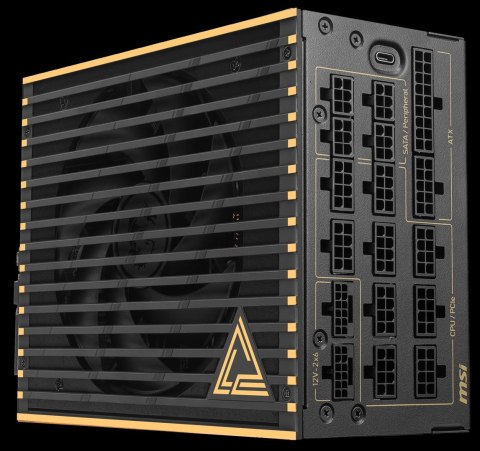 MSI Zasilacz MSI MEG Ai1600T 1600W PCIE5 80+ Titanium ATX 3.1 MSI Zasilacz MSI MEG Ai1600T 1600W PCIE5 80+ Titanium ATX 3.1