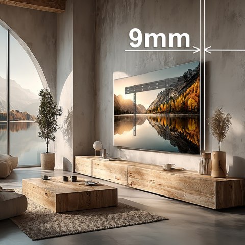 Maclean MACLEAN ULTRA PŁASKI UCHWYT ŚCIENNY DO TV, 40-85", MAX VESA 600X400, OBCIĄŻENIE DO 80KG MC-123 Maclean MACLEAN ULTRA PŁASKI UCHWYT ŚCIENNY DO TV, 40-85", MAX VESA 600X400, OBCIĄŻENIE DO 80KG MC-123