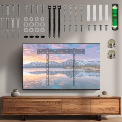 Maclean MACLEAN ULTRA PŁASKI UCHWYT ŚCIENNY DO TV, 40-85", MAX VESA 600X400, OBCIĄŻENIE DO 80KG MC-123 Maclean MACLEAN ULTRA PŁASKI UCHWYT ŚCIENNY DO TV, 40-85", MAX VESA 600X400, OBCIĄŻENIE DO 80KG MC-123