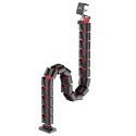 Nano RS NANO RS ORGANIZER KABLI / MASKOWNICA DO BIURKA, 1345MM, CZARNO CZERWONY RS125