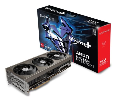 Sapphire Karta graf. SAPPHIRE NITRO+ RX 9070 XT GAMING OC 16 (WYPRZEDAŻ) Sapphire Karta graf. SAPPHIRE NITRO+ RX 9070 XT GAMING OC 16 (WYPRZEDAŻ)