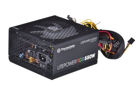 Thermaltake Zasilacz Thermaltake Litepower RGB PS-LTP-0550NHSANE-1 (550 W; Aktywne; 120 mm) Thermaltake Zasilacz Thermaltake Litepower RGB PS-LTP-0550NHSANE-1 (550 W; Aktywne; 120 mm)
