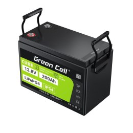 Green Cell GREEN CELL AKUMULATOR LIFEPO4 CUBE 200AH 12V/12.8V 2560WH LFPGC12V200AH