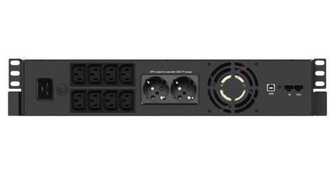 INFOSEC INFOSEC ZASILACZ AWARYJNY UPS X4 3000 RM PLUS, 3000VA, 1800W, 8x C13, 2x FR/Schuko INFOSEC INFOSEC ZASILACZ AWARYJNY UPS X4 3000 RM PLUS, 3000VA, 1800W, 8x C13, 2x FR/Schuko