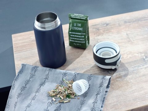 LEIFHEIT Kubek termiczny Flip 350 ml granatowy 3247 LEIFHEIT