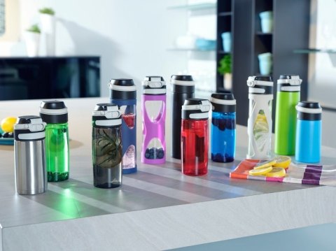 LEIFHEIT Kubek termiczny Flip 600 ml, czarny 3271 LEIFHEIT