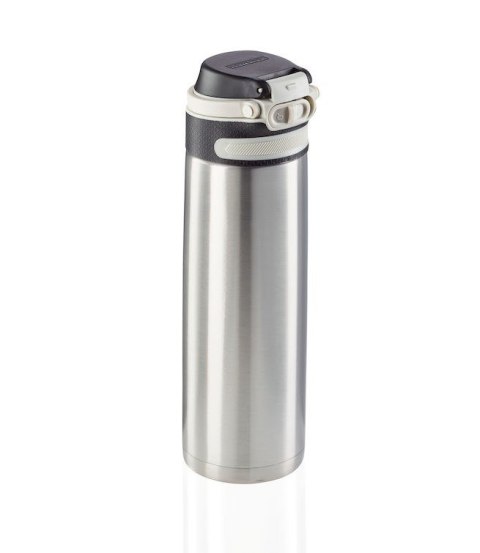 LEIFHEIT Kubek termiczny Flip 600 ml, srebrny 3272 LEIFHEIT