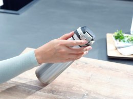 LEIFHEIT Kubek termiczny Flip 600 ml, srebrny 3272 LEIFHEIT