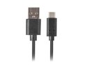 Lanberg Kabel Lanberg CA-USBO-31CU-0018-BK (USB 3.1 - USB typu C ; 1,8m; kolor czarny)