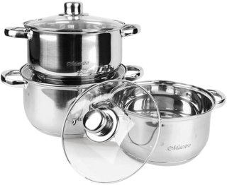 Maestro Zestaw garnków 6 elementów MR-2020-6M MAESTRO