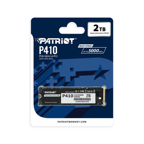Patriot Memory SSD Patriot Viper P410 M.2 PCI-Ex4 NVMe 1.4 2TB Patriot Memory SSD Patriot Viper P410 M.2 PCI-Ex4 NVMe 1.4 2TB