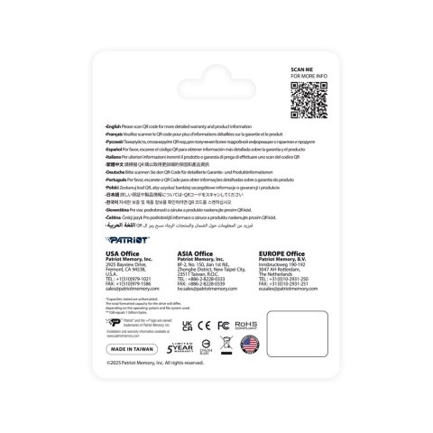 Patriot Memory SSD Patriot Viper P410 M.2 PCI-Ex4 NVMe 1.4 500GB Patriot Memory SSD Patriot Viper P410 M.2 PCI-Ex4 NVMe 1.4 500GB