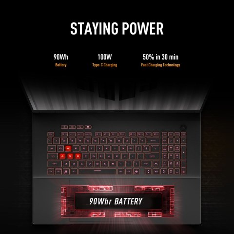 ASUS ASUS TUF Gaming A18 FA808UM-S9058 Ryzen 7 260 18.0" 2.5K 240Hz IPS-level 500nits AG 16GB DDR5 5600 SSD512 GeForce RTX 5060 8GB W ASUS ASUS TUF Gaming A18 FA808UM-S9058 Ryzen 7 260 18.0" 2.5K 240Hz IPS-level 500nits AG 16GB DDR5 5600 SSD512 GeForce RTX 5060 8GB W