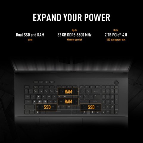 ASUS ASUS TUF Gaming A18 FA808UM-S9058 Ryzen 7 260 18.0" 2.5K 240Hz IPS-level 500nits AG 16GB DDR5 5600 SSD512 GeForce RTX 5060 8GB W ASUS ASUS TUF Gaming A18 FA808UM-S9058 Ryzen 7 260 18.0" 2.5K 240Hz IPS-level 500nits AG 16GB DDR5 5600 SSD512 GeForce RTX 5060 8GB W