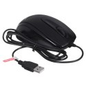 Activejet Activejet AMY-083 Mysz przewodowa USB (optyczna; 1000 DPI; czarna)