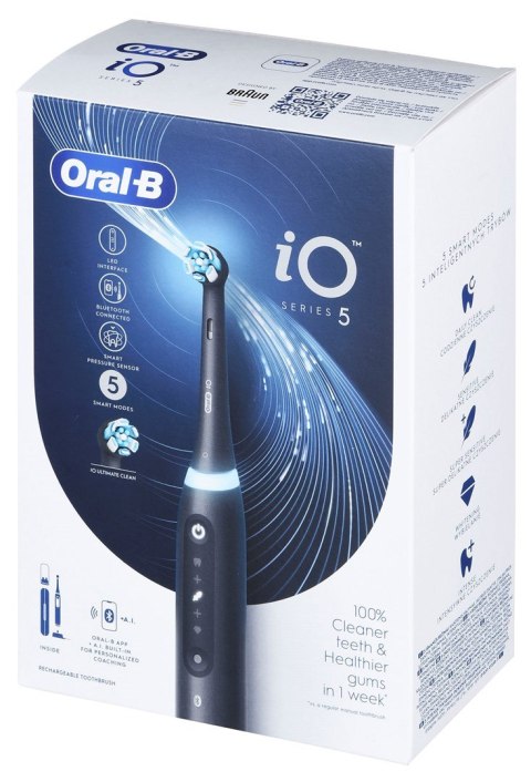 Braun Braun Oral-B Szczoteczka elektryczna iO5 Matt Black Braun Braun Oral-B Szczoteczka elektryczna iO5 Matt Black