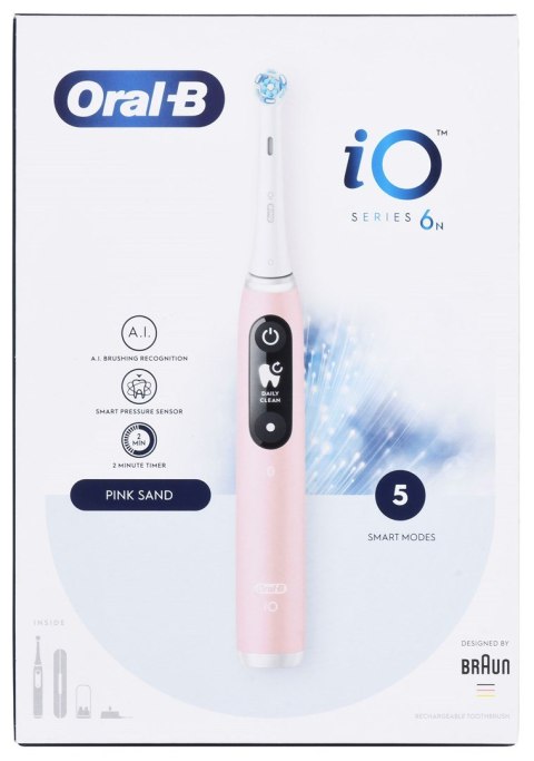 Braun Szczoteczka elektryczna Oral-B iO6 Pink Braun Szczoteczka elektryczna Oral-B iO6 Pink