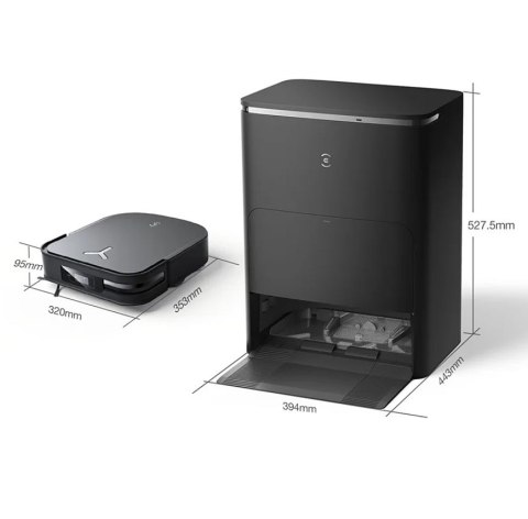 ECOVACS Robot sprzątający Ecovacs Deebot X2 OMNI (czarny) (WYPRZEDAŻ) ECOVACS Robot sprzątający Ecovacs Deebot X2 OMNI (czarny) (WYPRZEDAŻ)