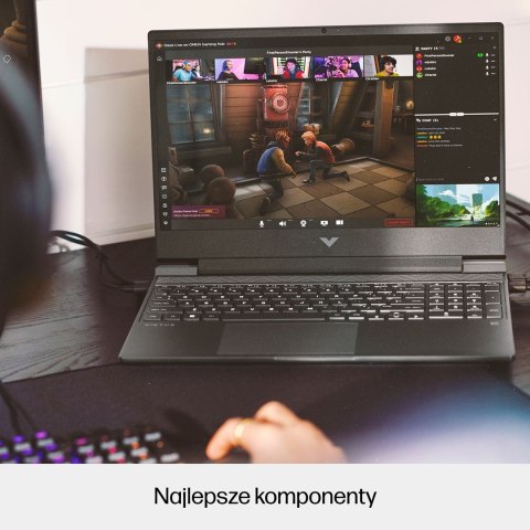 Hewlett-Packard HP Victus 15-fa1151nw i5-13420H 15,6"FHD AG IPS 144Hz 16GB SSD512 RTX 4050_6GB BLKB 70Wh Win11 2Y Mica Silver (WYPRZEDAŻ) Hewlett-Packard HP Victus 15-fa1151nw i5-13420H 15,6"FHD AG IPS 144Hz 16GB SSD512 RTX 4050_6GB BLKB 70Wh Win11 2Y Mica Silver (WYPRZEDAŻ)