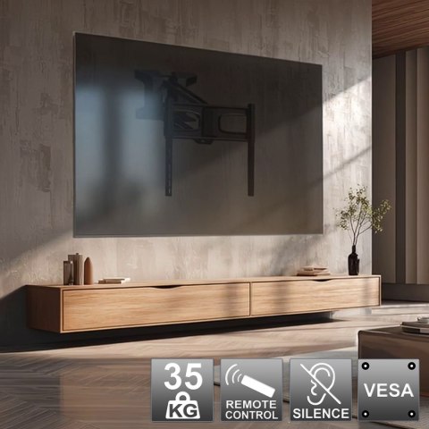 Maclean MACLEAN UCHWYT DO TV ELEKTRYCZNY NAD KOMINEK 37"-70" 35KG Z PILOTEM MC-891 Maclean MACLEAN UCHWYT DO TV ELEKTRYCZNY NAD KOMINEK 37"-70" 35KG Z PILOTEM MC-891