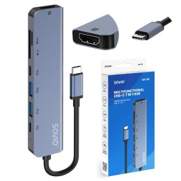 SAVIO SAVIO HUB USB-C 7 W 1 AK-82