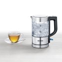 SEVERIN SEVERIN CZAJNIK ELEKTR. SZKŁO-STAL, POJ. 0,5 L, ZAKRYTA GRZAŁKA, W 100% BEZ BPA, OBSŁUGA JEDNĄ RĘKĄ, MOC 1100W WK3472
