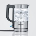 SEVERIN SEVERIN CZAJNIK ELEKTR. SZKŁO-STAL, POJ. 0,5 L, ZAKRYTA GRZAŁKA, W 100% BEZ BPA, OBSŁUGA JEDNĄ RĘKĄ, MOC 1100W WK3472