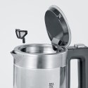 SEVERIN SEVERIN CZAJNIK ELEKTR. SZKŁO-STAL, POJ. 0,5 L, ZAKRYTA GRZAŁKA, W 100% BEZ BPA, OBSŁUGA JEDNĄ RĘKĄ, MOC 1100W WK3472