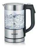 SEVERIN SEVERIN CZAJNIK ELEKTR. SZKŁO-STAL, REG. TEMP. W RĄCZCE, ZAKRES TEMP. 40°C-100°C, POJ. 0,5L, ZAKRYTA GRZAŁKA, 1100W WK3458