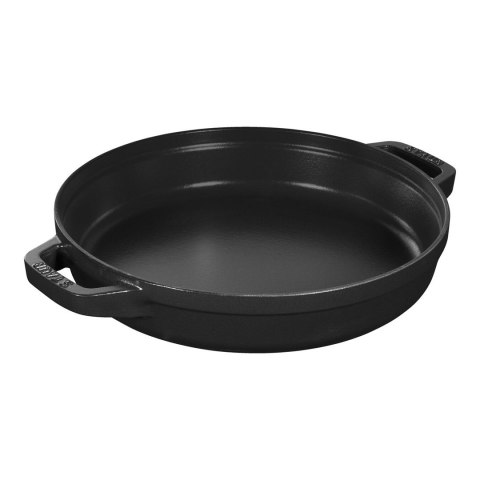 ZWILLING Zestaw 3 naczyń żeliwnych z pokrywką STAUB 40508-386-0 - czarny 24 cm (WYPRZEDAŻ)