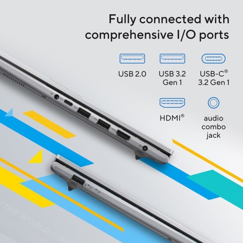 ASUS ASUS Vivobook 15 X1504VA-BQ2947 Core 5 120U 15.6"FHD IPS-level Panel 60Hz 250nits AG 16GB DDR4 SSD512 Intel Graphics WLAN+BT Cam ASUS ASUS Vivobook 15 X1504VA-BQ2947 Core 5 120U 15.6"FHD IPS-level Panel 60Hz 250nits AG 16GB DDR4 SSD512 Intel Graphics WLAN+BT Cam