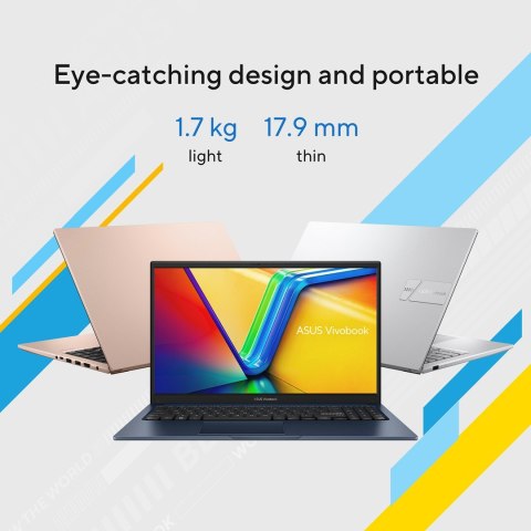 ASUS ASUS Vivobook 15 X1504VA-BQ2947 Core 5 120U 15.6"FHD IPS-level Panel 60Hz 250nits AG 16GB DDR4 SSD512 Intel Graphics WLAN+BT Cam ASUS ASUS Vivobook 15 X1504VA-BQ2947 Core 5 120U 15.6"FHD IPS-level Panel 60Hz 250nits AG 16GB DDR4 SSD512 Intel Graphics WLAN+BT Cam